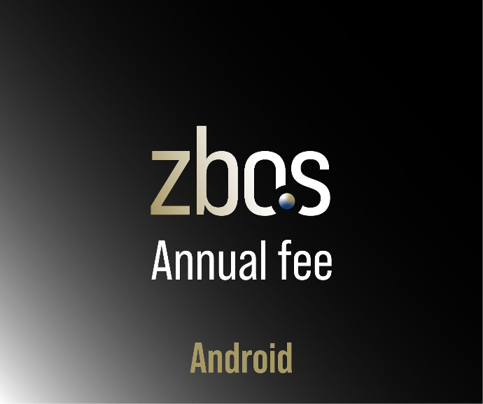 Annual fee ZBOS Android Device