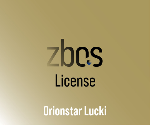 [TM-LI-LU-01] License ZBOS OrionStar Lucki Robot